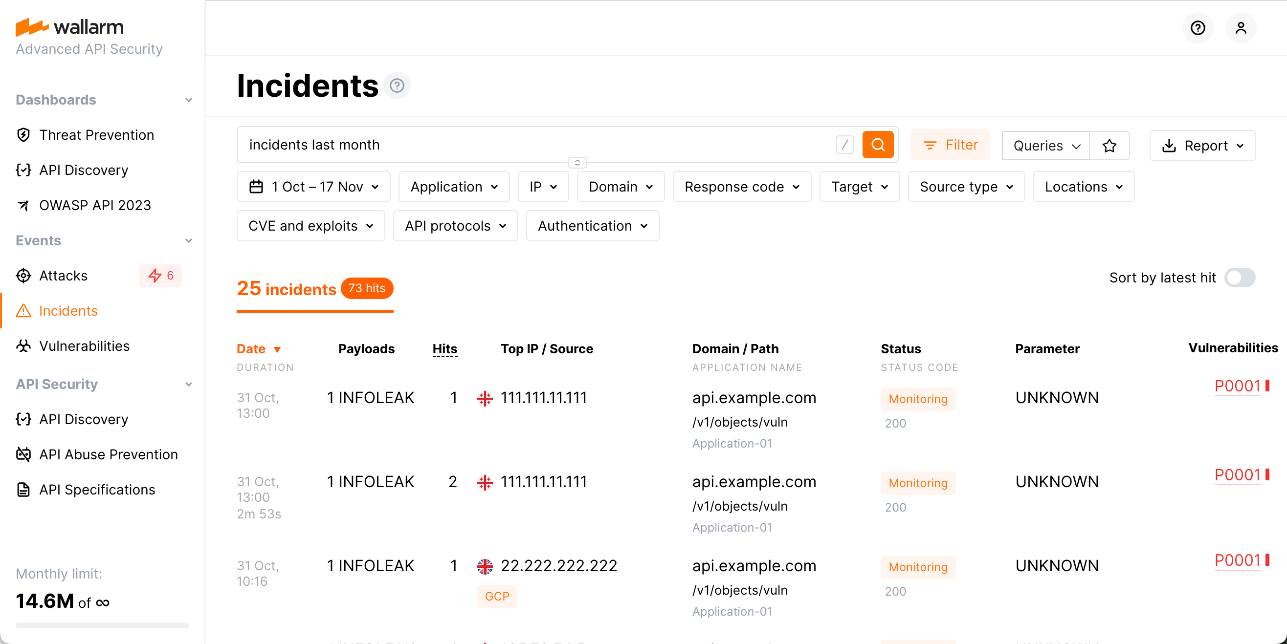Threat Management - Incidents